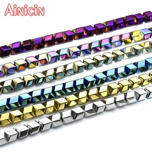 New Shape Hexagon Shape Hematite Beads DIY Jewelry Making For Bracelet Necklace Making Findings