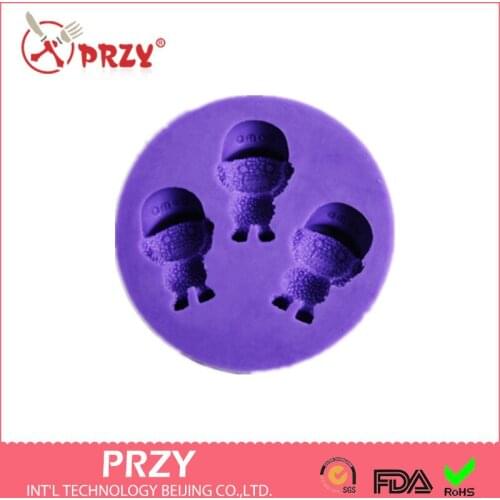 New wholesale hot saleChinchilla Cartoon Silicone chocolate silicon mold fondant Cake decoration mold chocolate mold