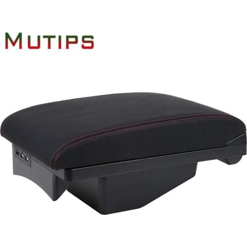 Mutips for Mitsubishi Xpander 2020 Armrest Box Arm Rest Storage Center Console Cup Holder Ashtray Interior Styling Accessories