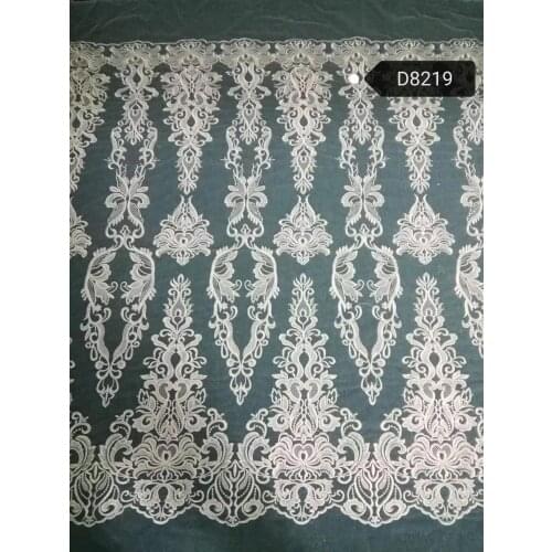 Factory direct-selling french embroidery lace fabric sequins fabric tetoron 10yards