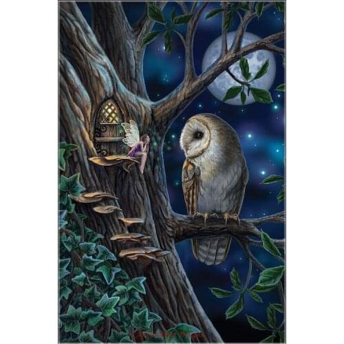 Counted Cross Stitch Kits Needlework Embroidery - Crafts 14 ct Aida DMC Color DIY Arts Handmade Home Decor - Fairy Tales