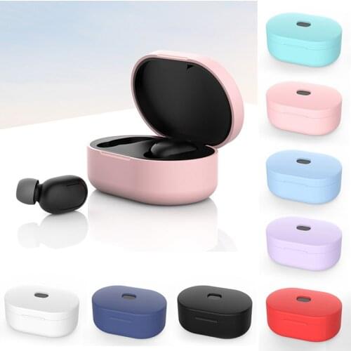 Silicone Protective Cover Case For Redmi Airdots TWS Bluetooth Earphone Headset For Xiaomi Redmi Airdots 1/2 Charging Box Case