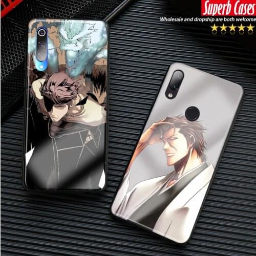 Sosuke Aizen bleach anime For Xiaomi mi 6 8 9 SE mix 2 2s 3 redmi note 5 6 7 8 pro Soft silicone glass phone case cover shell
