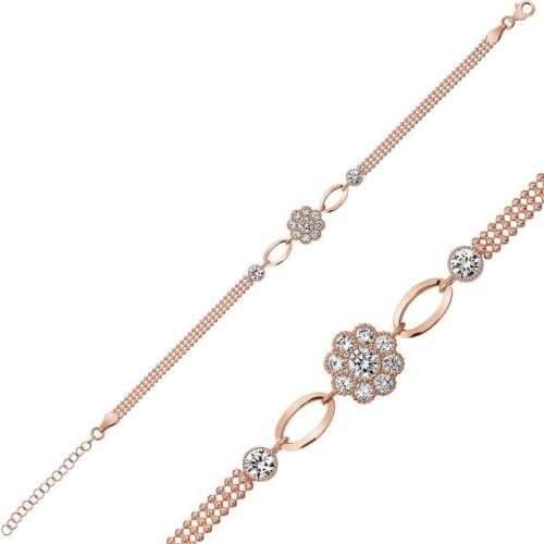 Tevuli 925 Sterling Silver Flower Multimodal Bracelet