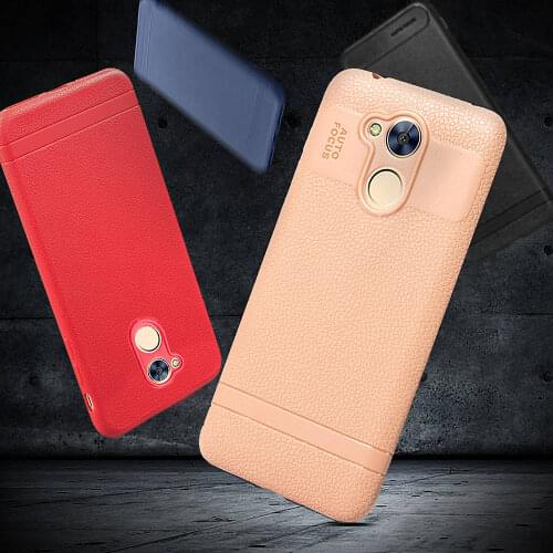 VNSTRIP Luxury PU Leather pattern Anti-fingerprints protective back case for Huawei Honor 6A Soft TPU Phone Case for Honor 6A