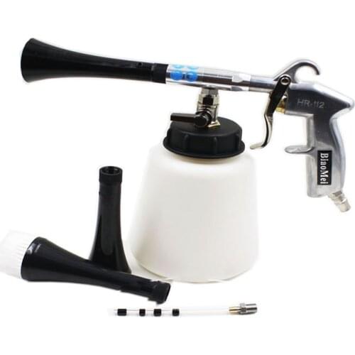 Z-010 high quality high pressure rubber bearring pipe tornado gun car washing tornado gun(1complete gun+1horn+1brush+1pipe