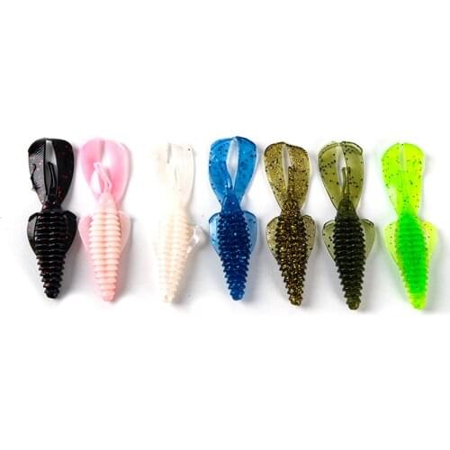 10pcs 12cm/15.5g Spiral Fan Shape Special-shaped Baits All Water Baits Bionic Bait