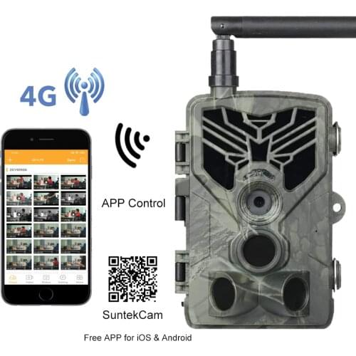 4G 2K 30MP APP Cloud Service Trail Camera iP66 Wildlife Hunting Cameras Cellular Mobile Wireless Surveillance HC810Plus