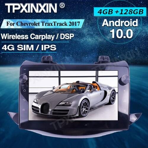 Wireless Carplay For Chevrolet TraxTrack 2017+ Car Radio 4+128G Car Multimedia Player Radio Car GPS Navigtion Tape Recorder