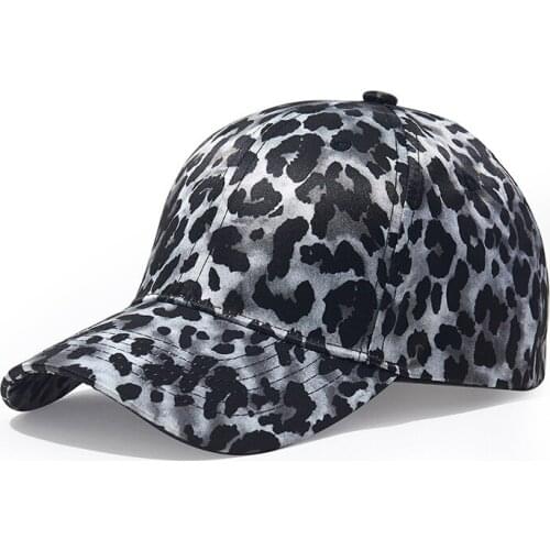 Baseball Cap Men Snapback Dad Hat Women Leopard Adjustable Curved Bill Sports Outdoor Accessory