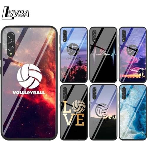 Black Cover Volleyball Sports for Samsung Galaxy A90 A80 A70 A60 A50 A40 A30S A20E A20S A10 Phone Case