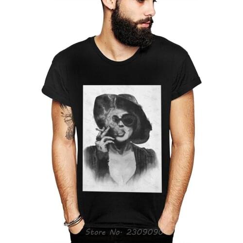 Marla Singer Illustration Fight Club T-shirt Men Classic O-Neck T Shirt Geek Mens Vintage Organic Cotton Tshirt Funny Harajuku
