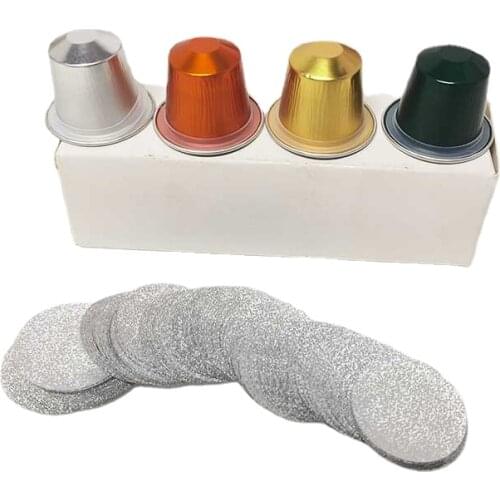 1000 Sets Refillable Coffee Capsule Cup for Nescafe Automatic Coffee Machine Food Package Cafe Supplies Disposable Nespresso Pod