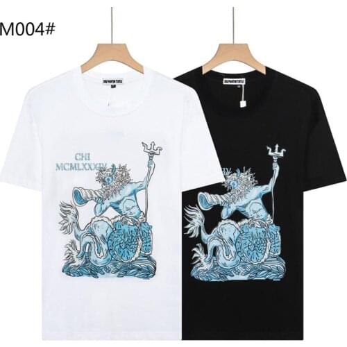 DSQ PHANTOM TURTLE Mens Short Sleeve Logo Series Graphic T-Shirt Men Fashion Print Cotton Tees Breathable Quality Tops M004