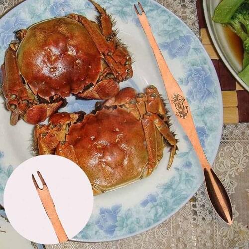 New Stainless steel claws to eat crab tool seafood lobster crab pin stripping fork fruit fork