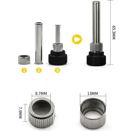 Soldering Station Iron Handle Adapter Accessories for 936 937 938 969 Head Cannula Tip Dropship