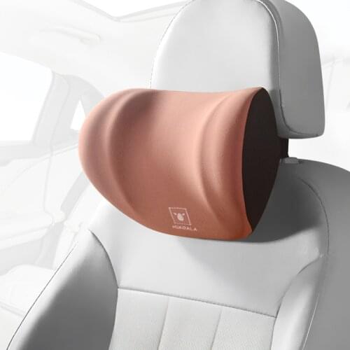 Car headrest neck pillow pure cotton breathable pillow auto accessories interior comfort pillow car seat pillow car backrest