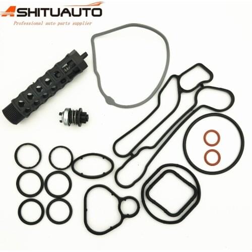 Oil Radiato Repair Kits Gaskets and Oil Cooler Filter One Way Valve For Cruze Opel Vauxhall 93186324 5541525 55353320 12992593