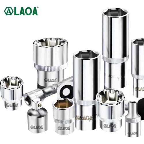 LAOA Taiwan Metric 3/8 Hexagonal Socket 9-19mm Hexagonal Socket Head Casing Ratchet Socket Wrench
