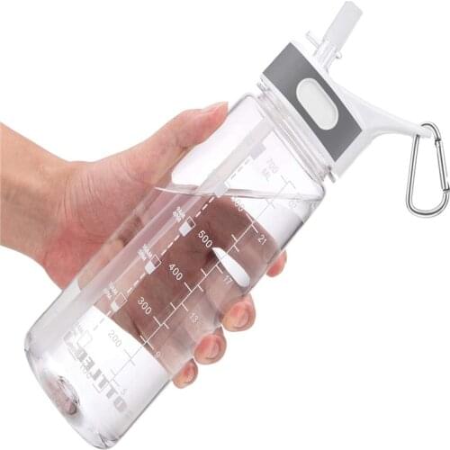 800ML Outdoor Sports Water Bottle Shaker Portable Anti-fal Leak-proof My Bottles Tritan Plastic Kettle Tour Gym Hiking BPA Free