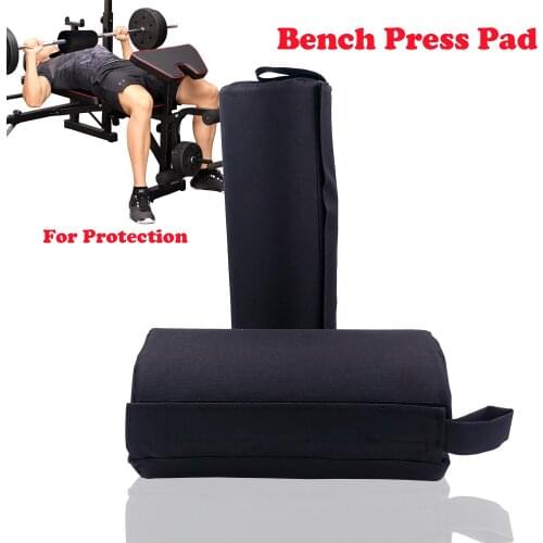 Barbell Weightlifting Bench Press Pad Non-slip Fabric Protective Accessories for Home Gym Crossfit Fitness Training Equipment