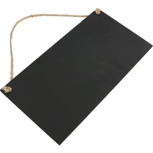 26 X 14cm Erasable Chalkboards Blackboards Display For Message Board Sign Rectangular Blackboard Pendant Message Board