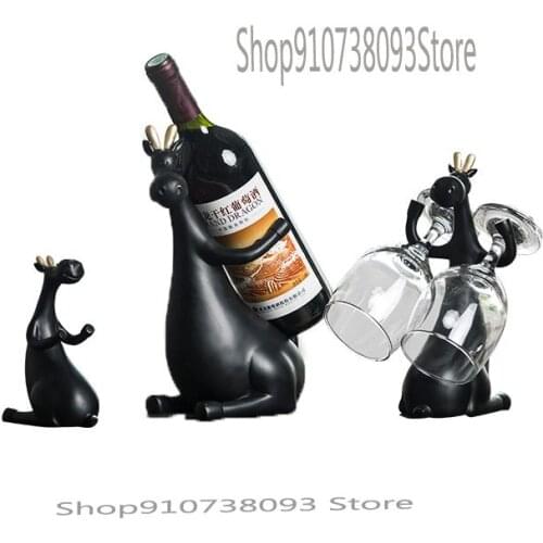 Red Wine Rack Decoration Originality Modern Simple Red Wine Cabinet Decoration Red Wine Bottle Display Rack Wine Glass Rack Upsi