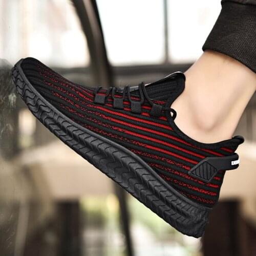 High Quality Mens Running Shoes Breathable Mesh Outdoor Sneakers Male Lightweight Gym Workout Training Shoes Man Athletic Shoes