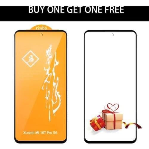 For Xiaomi Poco X3 NFC Glass Tempered Full Cover Protective MOFi Original Poco X3 Pro Screen Protector Black HD Film Glass