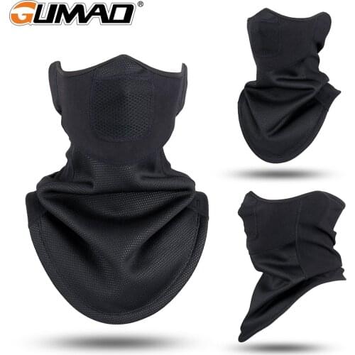 Winter Masks Hiking Scarf Thermal Fleece Neck Warm Gaiter Sport Face Bandana Snowboard Ski Cycling Moto Ear Cover Half Tube Mask