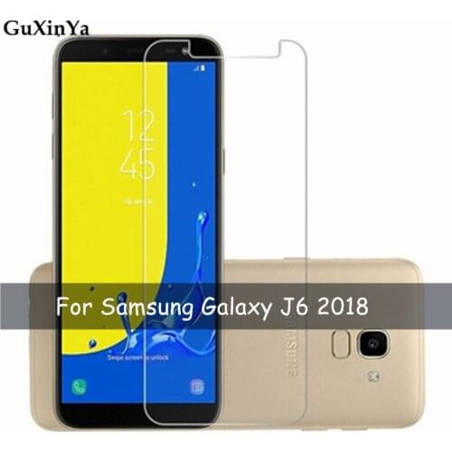 2pcs Tempered Glass For Samsung Galaxy J6 2018 Screen Protector Glass For Samsung J6 2018 Anti-scratch Glass J600G Phone Film