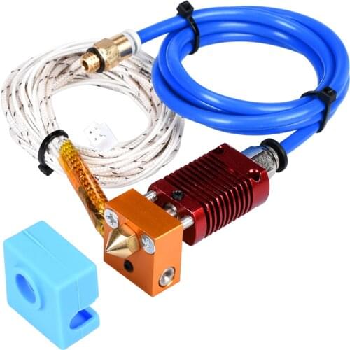 3D Full Metal CR10 Hotend J-head Extruder Kit+MK8 Silicone Sock For Ender 3 CR10/CR-10 Bowden Extruder Teflonto Tube MK8 Nozzle