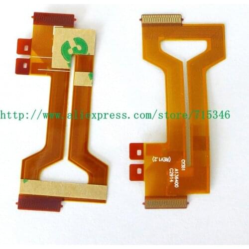 5PCS/ NEW Shaft Rotating LCD Flex Cable For Casio EX-ZR50 ZR50 Digital Camera Repair Part