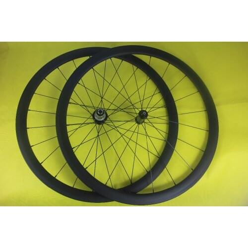 700c road bike wheelset 38mm tubular 38T UD 3K 12K matte glossy Powerway R36 hubs 20/24H 10 11s carbon fiber braking track