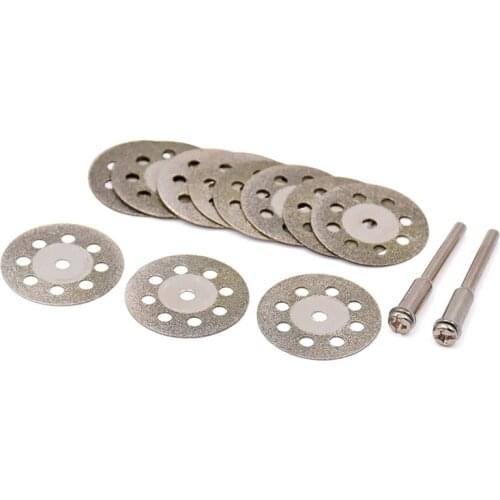 Accessories Diamond Grinding Wheel 10pcs Mini Circular Saw Cutting Disc Diamond Grinding Wheel Rotating Tool Emery Cutting Piece