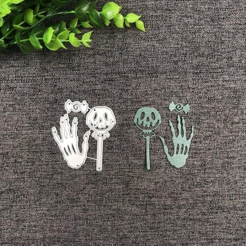 Bunnymoon Halloween bones Metal Cutting Dies and stamps DIY Scrapbooking Card Stencil Paper Craft Handmade Album Handbook Decora