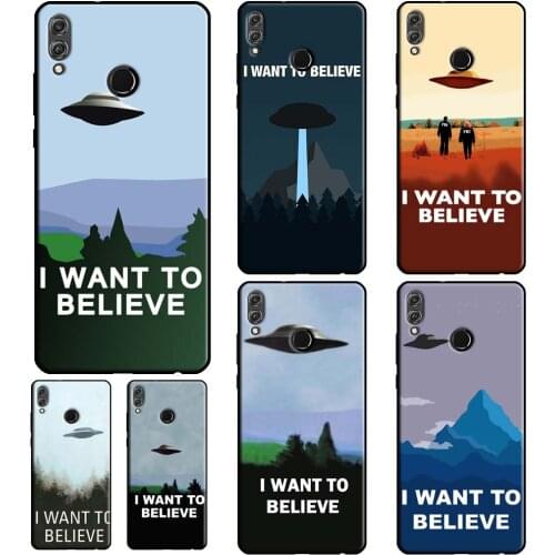 I want to believe Case For Huawei Honor 10 Lite 10X 8 9 10i 6A 8A 8S 7S 7X 8X 9X 7C 20 7A 4C 6C Pro Cover