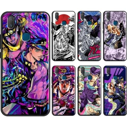 Jojos bizarre adventure jojo anime Case For Vivo V17 Neo V20 SE Y1S Y12 Y17 Y30 Y50 Y70 S1 Y91C Y20 S Y11 2019 Back Cover