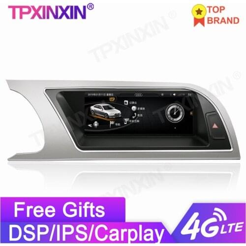 For Audi A5 2009-2015 Android 10.0 Car GPS Navigation Multimedia Player Auto Stereo Head Unit Radio Tape Recorder Carplay Satnav