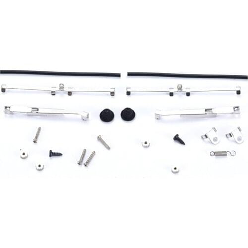 For WPL D12 1/10 RC Truck Car Upgrade Parts Simulation Stainless Steel Windshield Wiper Decoration Accessories
