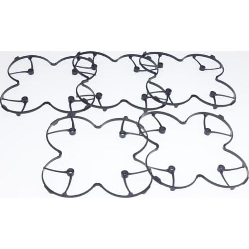 F08568-5 5pcs RC Helicopter Quadcopter Propeller Protection Guard Cover Black for Hubsan X4 H107L Toy