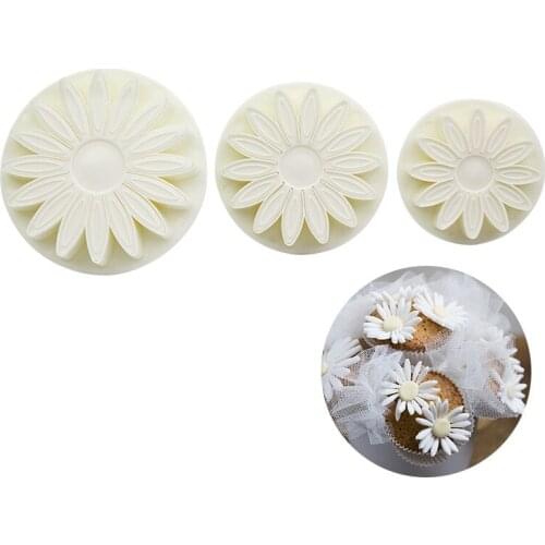 Gerbera Sunflower Press Mold Fondant DIY Baking Cartoon Steamed Bun Mold Cookie Mold