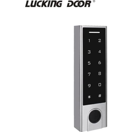 IP66 waterproof standalone fingerprint access controller Three in one with touch keypad and metal case
