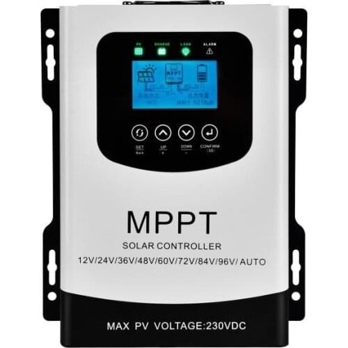 60A solar controller max pv voltage 230v 12v 24v 36v 48v 96v 60a MPPT charge