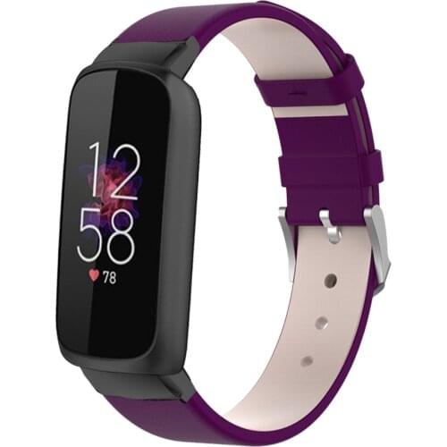 Leather Watch Strap High Quality Sports Strap Spare Parts for Fitbit Luxe Smart Bracelet