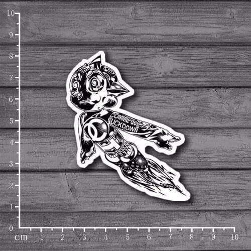 Tide brand Astro Boy Laptop Notebook Skin Stationery Stickers Snowboard Luggag Decal For kid Toy Suitcase Stickers[single]