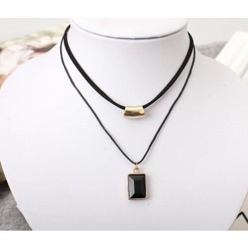 2020 new cheap necklace complex retro Korean version of the lace collar double simple lace female factory