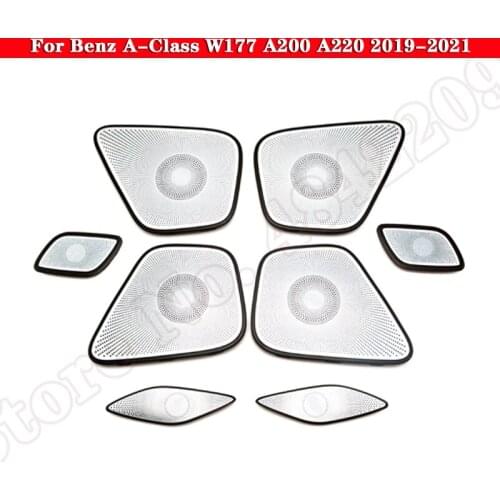 Audio Speaker Panel For Mercedes Benz A-Class W177 A200 A220 2019-2021 Car Trim Cover Loudspeaker Midrange Lid