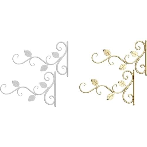 2 Pieces of Hanging Plant Stand 12-Inch Flower Pot Hooks for Hanging Flower Pots and Bird Feeders