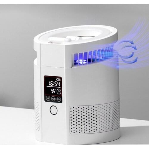 Portable Household Air Purifier HEPA Filter Negative Ion Sterilization Disinfection Machine Night Light Type Air Ozone Generato